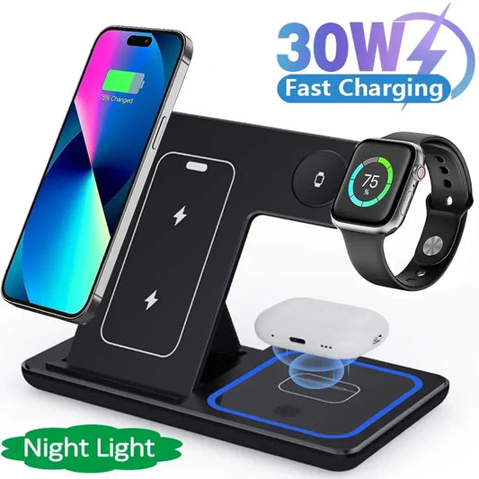 3-in-1 Wireless Charging Station